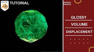 Blender Tutorial | Create Beautiful Sphere With The Help Of Glossy, Volume & Displacement Nodes