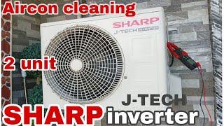 #Sharp J-Tech inverter split type cleaning & maintenance....