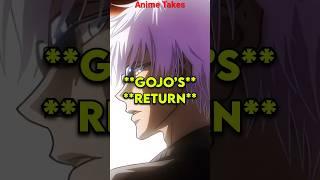 Gojo’s Return is Coming… | Jujutsu Kaisen