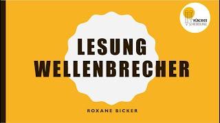 Lesung "Wellenbrecher" - Roxane Bicker auf der Booktastica