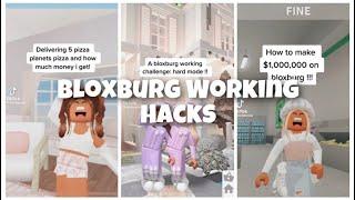 Bloxburg Working Hacks Tiktok Compilation | marapreppy | 