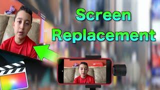 How to replace screen in Final Cut Pro ( Screen Replacement Tutorial FCPX )