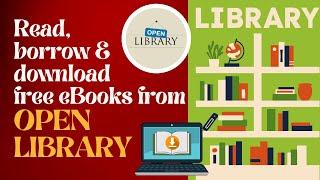 How to Read,Borrow & Download free e-Books from Open Library?  Full Tutorial