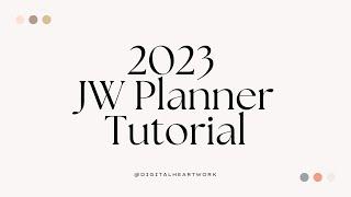 2023 JW Digital Planner Tutorial