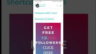 #tiktok 50k free followers and likes  free tiktok followers 2022