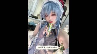 小半图库安食Ajiki Cosplay原神甘雨 人物摄影作品合成视频