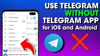 How To Use Telegram Without Telegram App [NEW2021] Telegram Web On Mobile Telegram Web On Chrome.