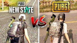 PUBG NEW STATE vs PUBG PC - Direct Comparison! Attention to Detail & Graphics!