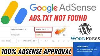 How To Fix Google AdSense Ads.txt Not Found Error in WordPress 2024