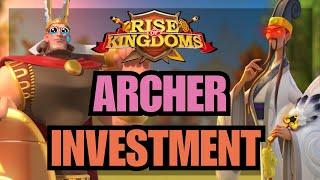 Archer investment PLAN! Early to late game MAXIMISE YOUR VALUE! Rise of kingdoms