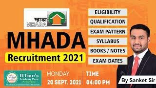 MHADA Recruitment | महाराष्ट्र गृहनिर्माण व क्षेत्रविकास प्राधिकरण | IITian's Academy Pune