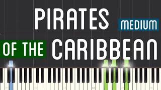 Pirates Of The Caribbean Piano Tutorial | Medium
