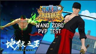 Wano Zoro Summon And PvP Test - One Piece Burning Will