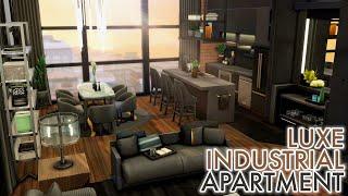 Luxe Industrial Apartment  Sims 4 Speed Build | No CC