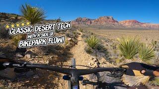 Now THIS is a FIVE STAR MTB TRAIL! Mountain Biking Ebb'N Flow in Las Vegas, NV