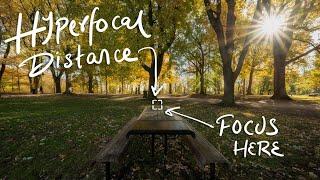 Hyperfocal Distance Explained! WHY and HOW to use it?