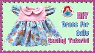 DIY | Doll Dress for (Waldorf) Dolls | Step by Step instructions • Sami Doll Tutorials