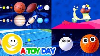 Sport Planets COMPILATION 🪐 | Planet SIZES comparison for BABY | Funny Planet for kid | 8 planet