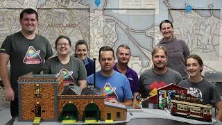 Expert designs and builds a replica LEGO® Pumphouse and Tram 47