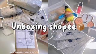 [UNBOXING] Unboxing đơn 0₫ trên shopee // Săn sale shopee tháng 8 // Dieuxinhh