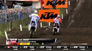 Aleksandr Tonkov & Pauls Jonass battle MXGP of Europe 2015 - motocross