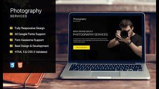 Photography Website Templates - Best Website Templates for Photographers | Olanding.com