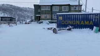 Early Morning in Saskylakh, Extreme Arctic North of Sakha Republic, Russian Federation