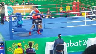 Turkmen sport(tayboks)Rustem bayramdurdyyew vs Filipins