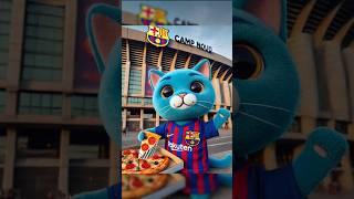  A Blue Cat’s Epic Food & Photo Adventure in Barcelona!  #Shorts #CatAdventures #BarcelonaEats