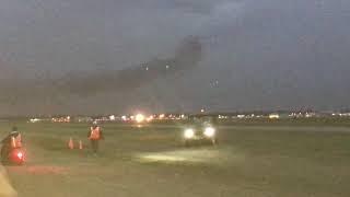 B-1 Lancer takeoff from Oshkosh 2018