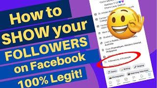 Paano makita ang total FOLLOWERS ko sa FACEBOOK 2022?| (How to show Followers on Fb) | Tips&Tricks