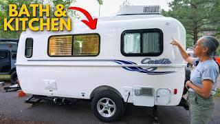 Finally, a Small Camper with Toilet, Shower, AND Standing Room!