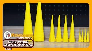 Renegade Industrial 10 Piece Assorted Spill Plugs Pack - RISPMIX