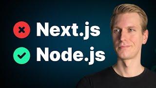 Next.js with a separate server - good idea?