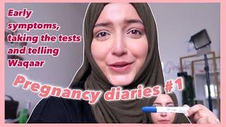 Pregnancy Diaries #1 - Finding out, early symptoms and telling Waqaar | The Blushing Giraffe