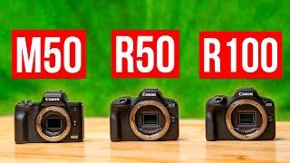 Canon R50 vs R100 vs M50 | Make The Right Choice.