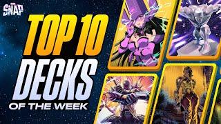 TOP 10 BEST DECKS IN MARVEL SNAP | Weekly Marvel Snap Meta Report #109