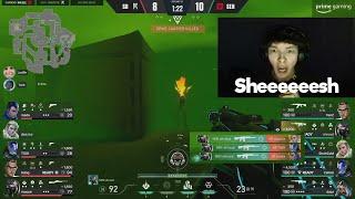 Sinatraa and Bnans React to Shroud INSANE PLAYS IN VCT