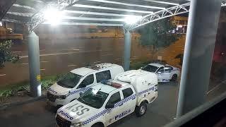 Police arrive at the Ibis Sydney Airport Hotel ----17 September 2024---12:15 a.m.