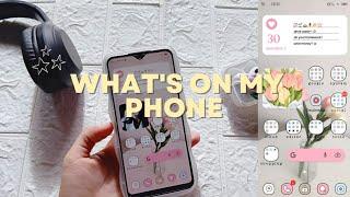 what's on my android phone |aesthetic & productive set-up