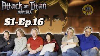 "Erwin Is A Bad Speaker" : Parent's React (Anime Noobs) - Attack on Titan 1x16