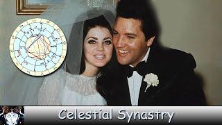 Elvis & Priscilla Presley, The FATED UNION OF THE CENTURY. Synastry Chart