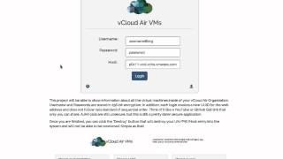 vCloud Air VMs Walkthrough