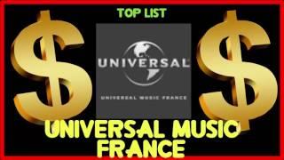 How much does Universal Music France make on YouTube 2016