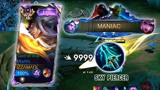 MARTIS BUILD FULL DAMAGE ! AUTO MANIAC ! MOBILE LEGENDS