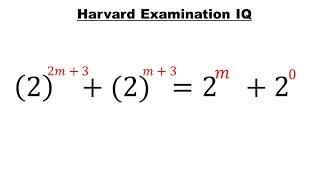 Harvard Examination IQ | University Entrance | Common Entrance IQ