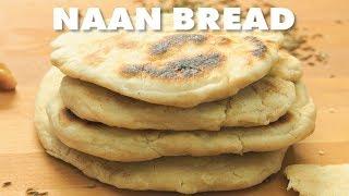 Homemade Naan Bread Recipe - Indian Flatbread Recipe