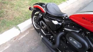 Brigitte Harley-Davidson Sportster RSD Wide Glide Solo Spring Seat