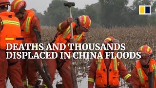 5 dead, thousands displaced in floods in China’s Shanxi province as rescue efforts under way