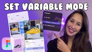 Reusable E-Commerce store using set variable mode | Figma variables 2024